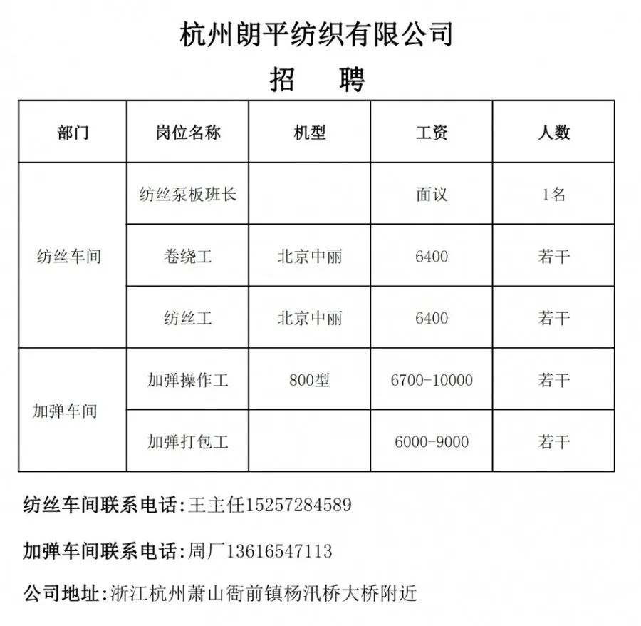 衙前最新招工信息，职业发展无限可能，等你来挑战！