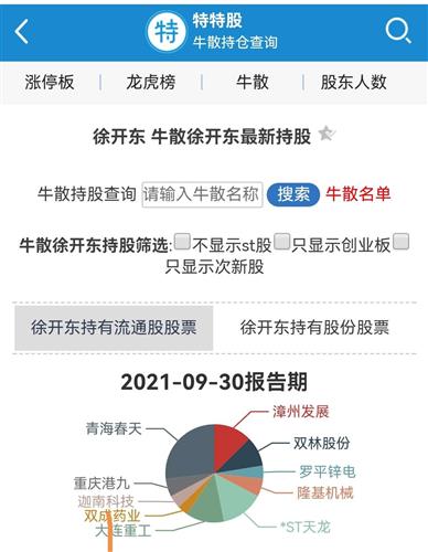 揭秘徐开东投资策略，深度解析其2017最新持仓情况